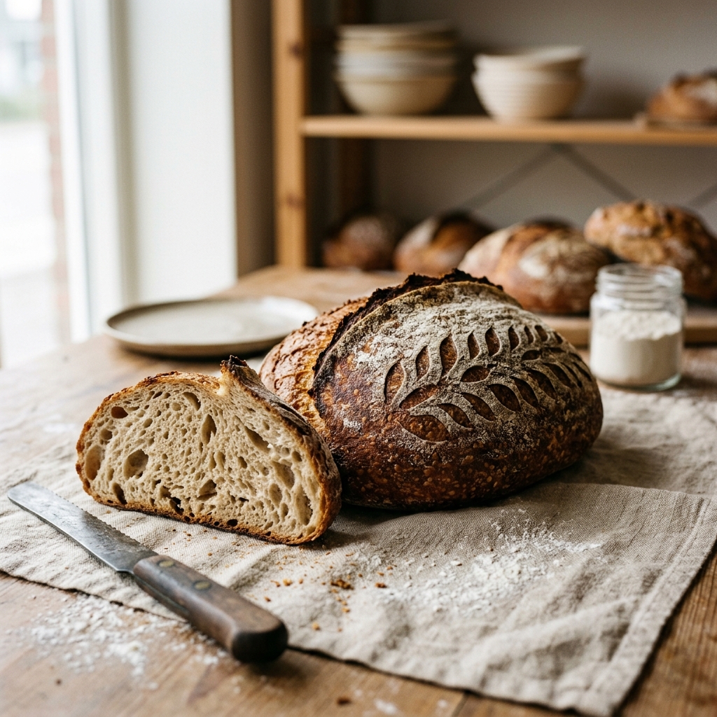 Artisan sourdough loaf