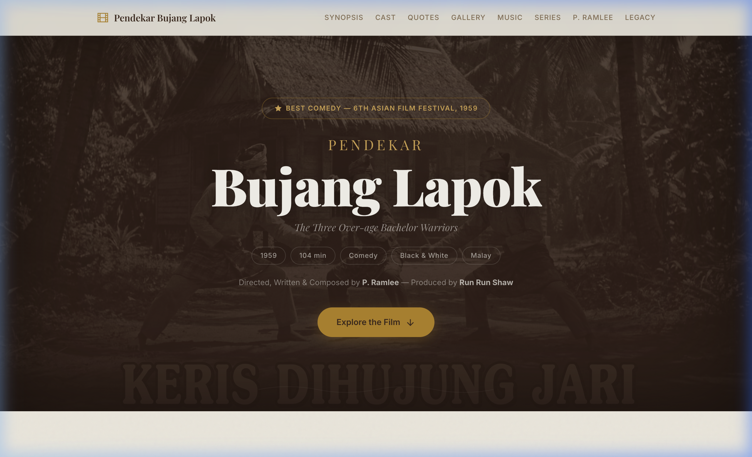 Pendekar Bujang Lapok preview
